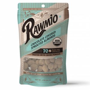 Rawmio Schokolade überzogen sprießende Mandeln – 18 Beutel x – 2oz