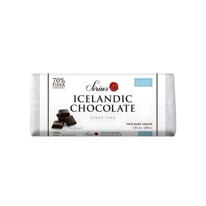 Sirius 70% dunkles Schokoladen-Eisenmeersalz (iceland)