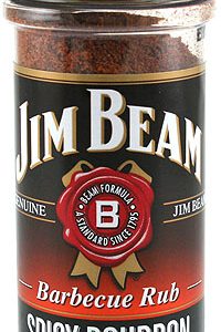 Jim Beam würzig Bourbon Grillreib, 3,5 Unzen.