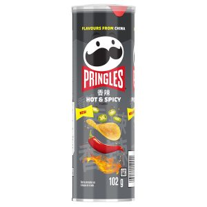 Pringles heiße & würzige Kartoffelchips Canada (case of 12) – 102g