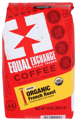 Equal Exchange Kaffee gemahlen Französisch Roast Org 10 Oz – Packung mit 6