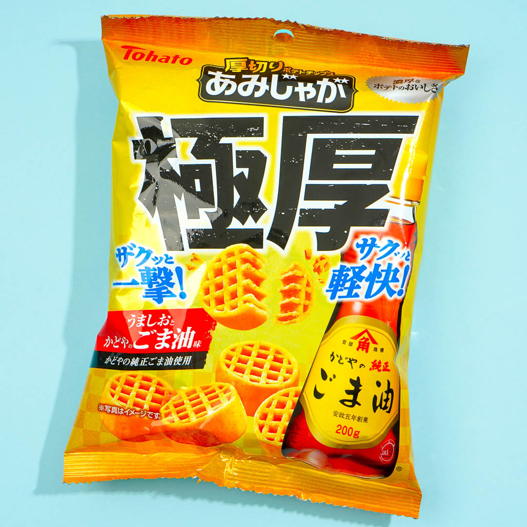 Tohato Extra Dicke Amijaga Kartoffelchips – Sesamöl
