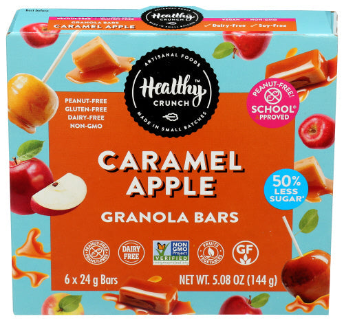 Gesunde Crunch – Karamell & Apfel Granola Bar