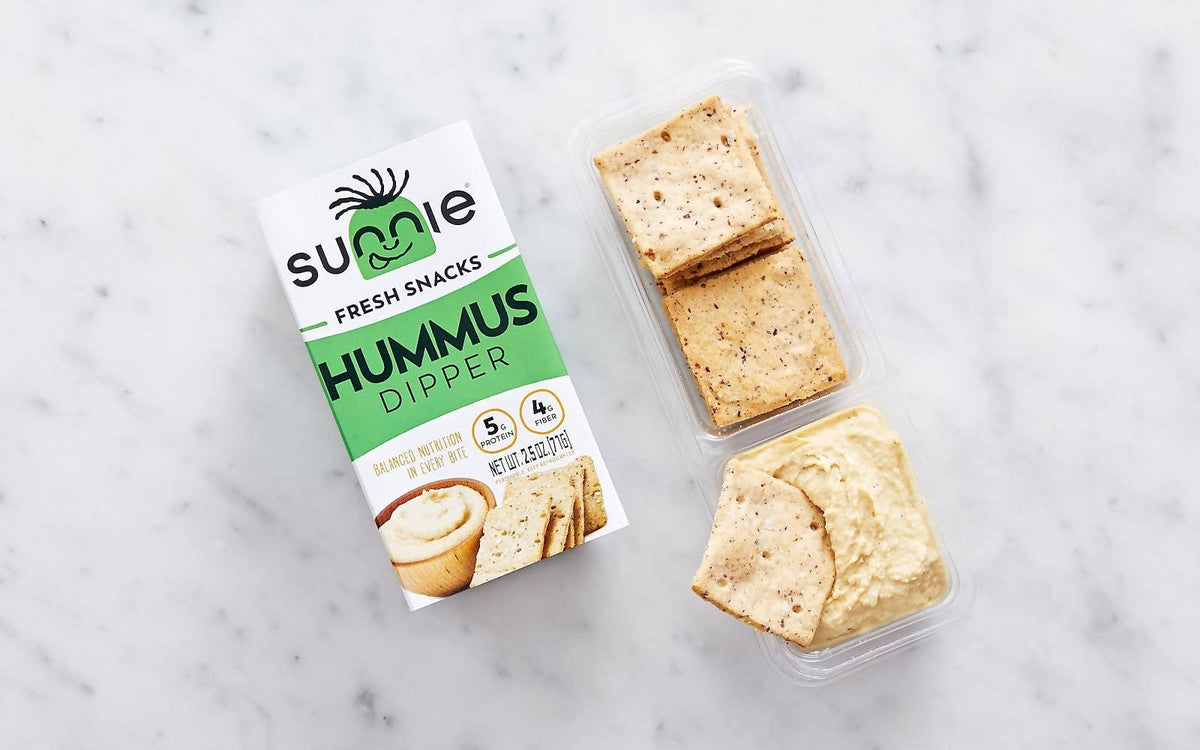 Sunnie Hummus Dipper Packung – 8 Packs Tasche