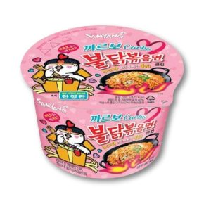 Samyang Buldak Carbonara Super würzige, gebratene Nudeln