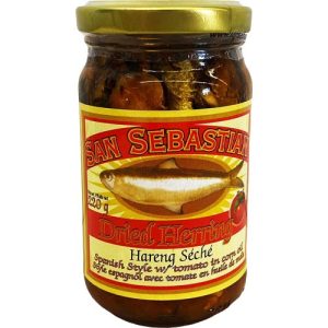 San Sebastian getrockneter Hering – spanischer Stil mit Tomate in Maisöl – 220 g
