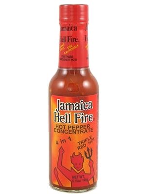 Jamaika Hölle Feuer 4 / 1 Chilisauce, 5,15 oz