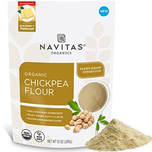NAVITAS Mehl Kichererbsen org 10 Unzen – Packung mit 6 Stück