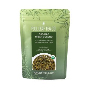 Bio-grüne Oolong-Einzeltaschen – Gehäuse mit 6 Stück