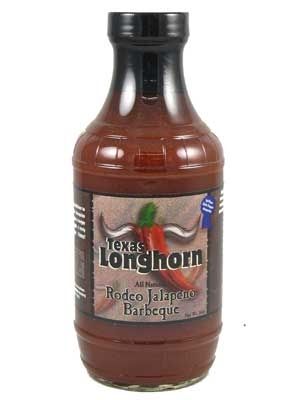 Texas Longhorn Rodeo Jalapeno Grillsauce, 15 Unzen