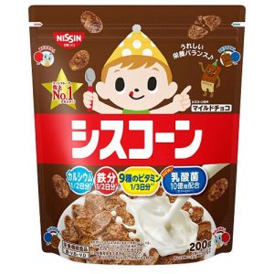 Nissin , Brotgetreide, Zicorn, milder Schokoladengeschmack, – 200g