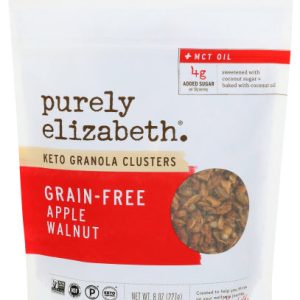 Purely Elizabeth Apfelnussgranola mit 8 Unzen Mkt – Packung mit 6 Stück