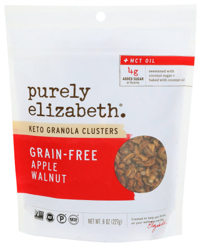 Rein Elizabeth – Apfel Walnuss Granola mit MCT 8 Oz – Packung mit 6 Stück