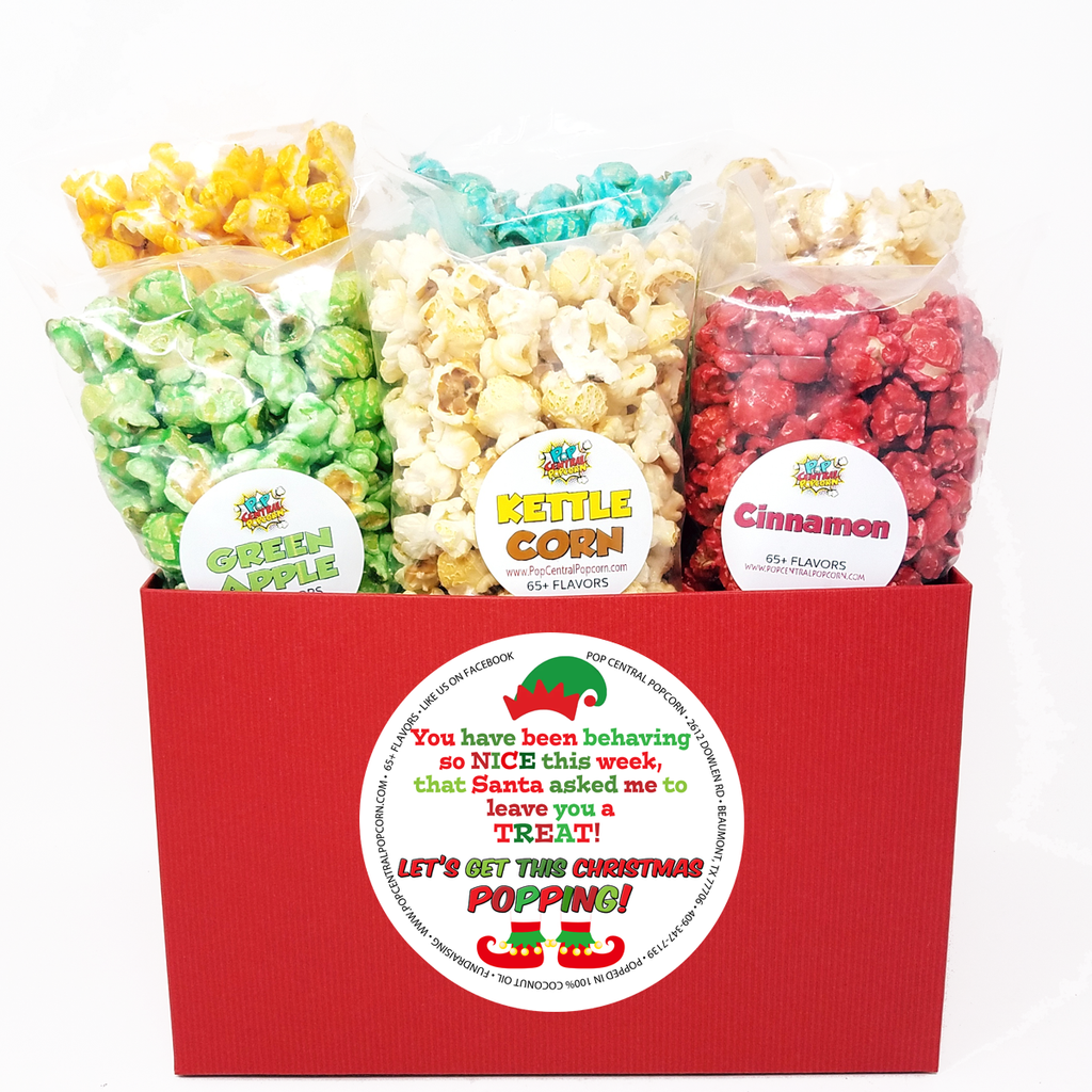 Elf Behaving Nice – Sortiment Popcorn Packung – 6 Mini-Taschen