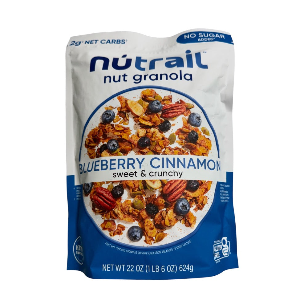 Nu Trail Keto Heidelbeere Zimt Nuss Granola