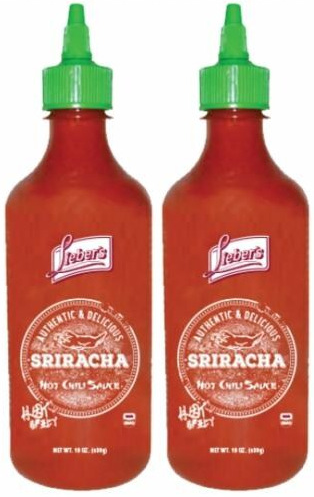 Lieber's Authentisch und Köstlich Sriracha Hot Chili Sauce, 1 lb. (2 Packung)