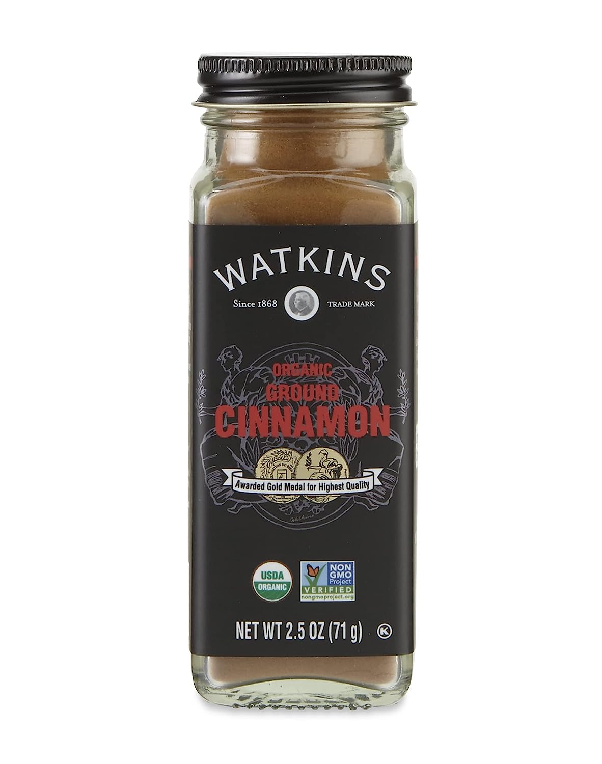 Watkins Ssnng Zimt Boden Org 2,5 Oz – Packung mit 3