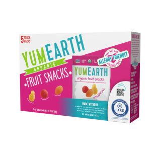 YumEarth – Obst Snack Trop Org 3.5 Oz – Packung mit 6 Stück