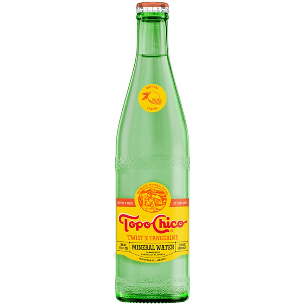 Topo Chico – Twist of Tangerine glitzernd Mineralwasser 12 OZ – (Packung)