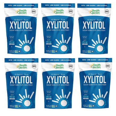 Health Garden Echte Birke Xylitol, 1 lb. (Packung mit 6) – Kostenloser Versand