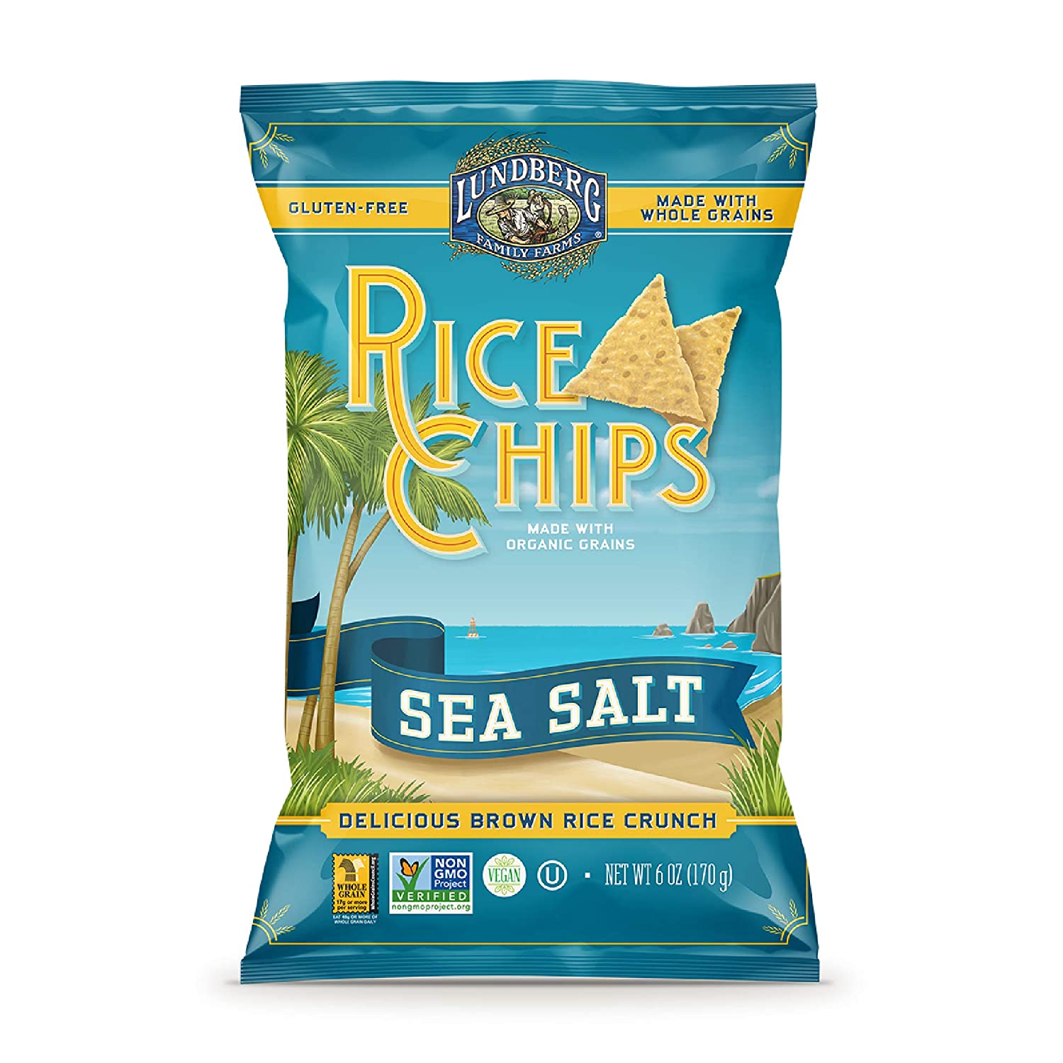 Lundberg Reis Chips, Meersalz: Knackig und Wholesome Delight