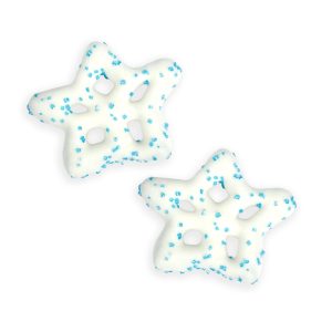 Yogurt Pretzels Snowflake with Blauzucker