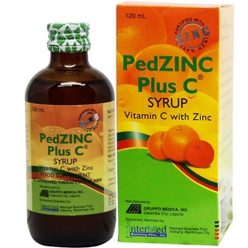 PedZinc Plus C – Sirup Vitamin C mit Zink – 120 ML