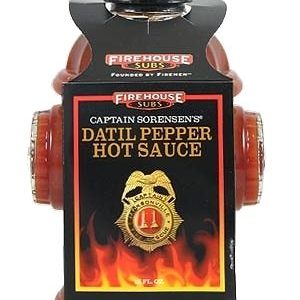 Captain Sorenson’s Datil Pfeffersauce – Hydranten-Flasche, Feuer. – 15oz