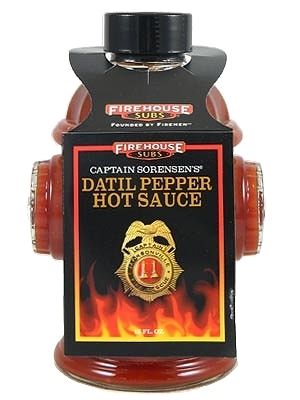 Captain Sorenson's Datil Pfeffer Sauce – Hydrant Flasche, 15 Unzen