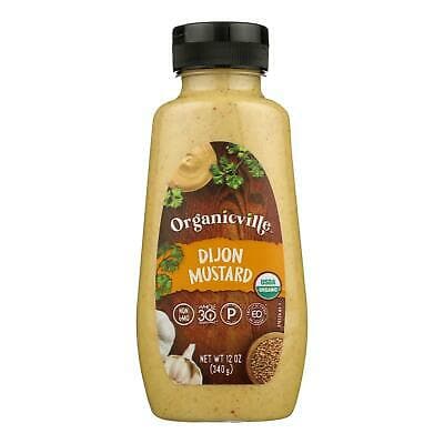 Organicville Bio Dijon Senf 12 Oz – Packung mit 12 Stück