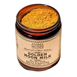 GOLDEN MOON Milch: Blaue Lotus-Vanille, bio – 4 Gläser x – 5oz
