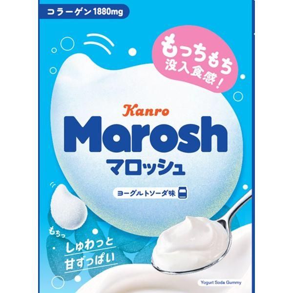 Kanro, Marosh, Joghurt Soda Geschmack Marshmallow, 50g