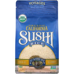 Lundberg kurzkörniger biologischer glutenfreier Sushi-Reis, 32 Unzen – Packung