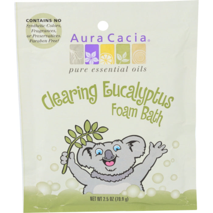 Aura Cacia Bad Schaum Kid Clearing, 2,5 OZ – Packung mit 6
