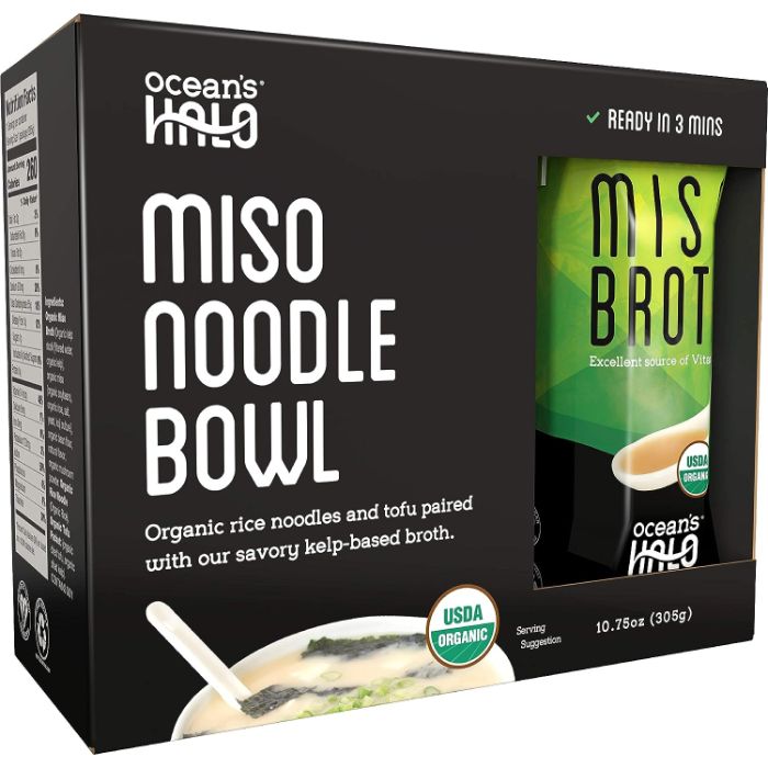 Ozeane Halo Nudel Miso Schüssel 10.75 Oz – Packung mit 6