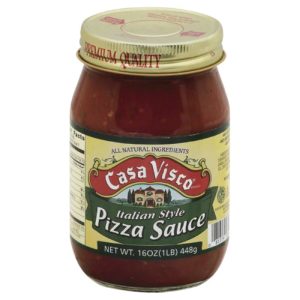 Casa Visco – Pizza Soße, 16 Unzen (Packung mit 6 Stück)