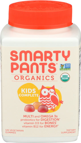 SmartyPants – Organics Kinder Complete Energy, 120 vegetarische Gummis