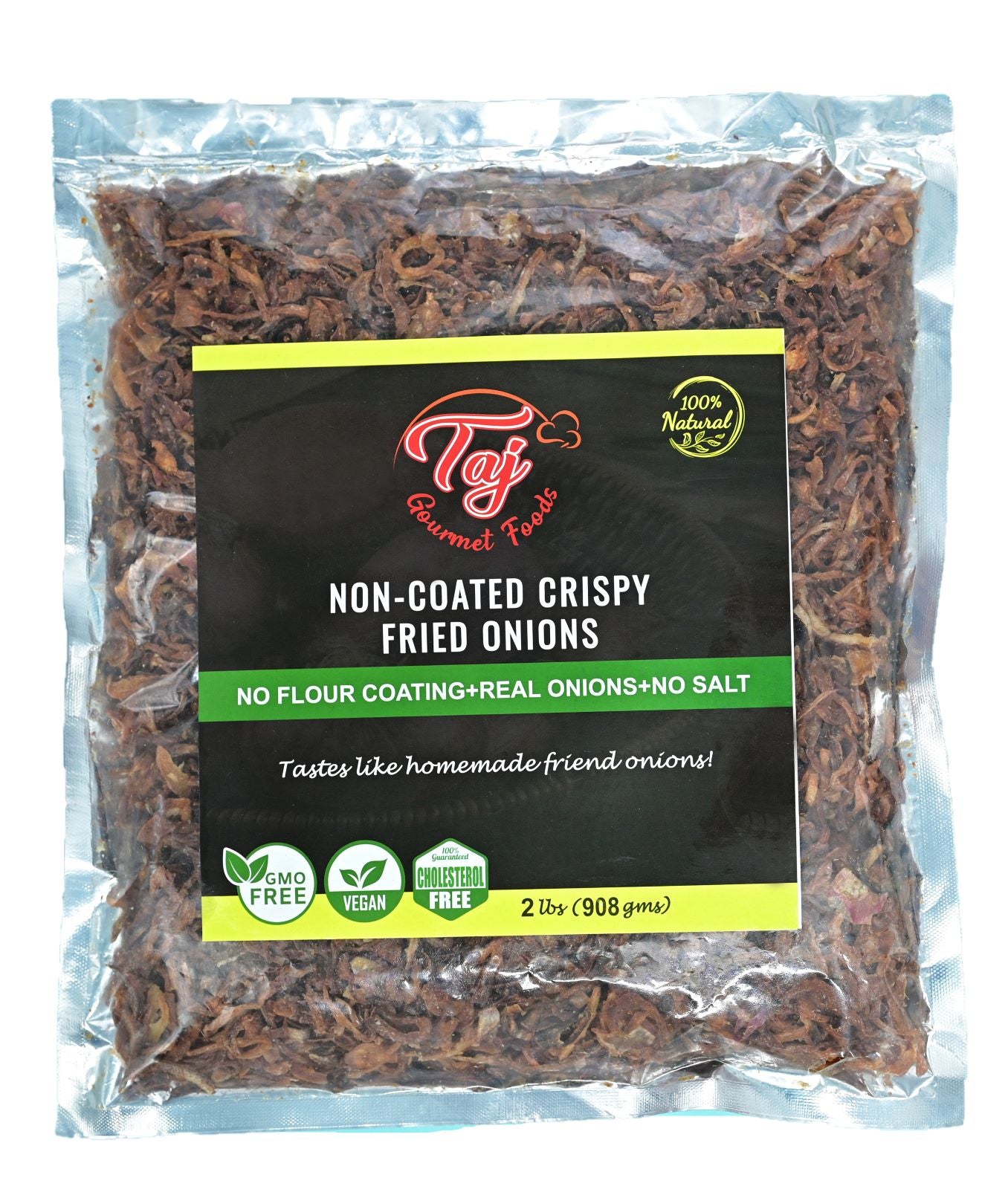 TAJ knusprig Fried Zwiebel (nicht überzogen), 2lb (908g)