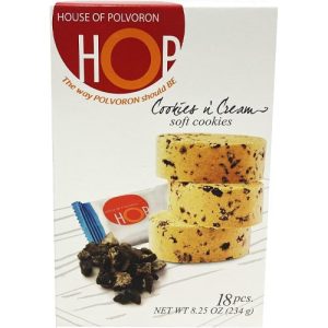 House of Polvoron – HOP Kekse und Creme – weiche Kekse – 18 Stück – 234 g