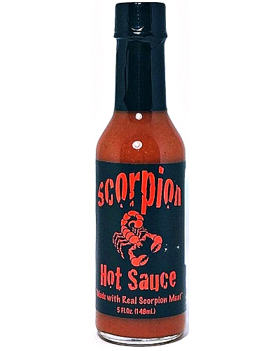 Scorpion Chilisauce mit echtem Skorpionfleisch