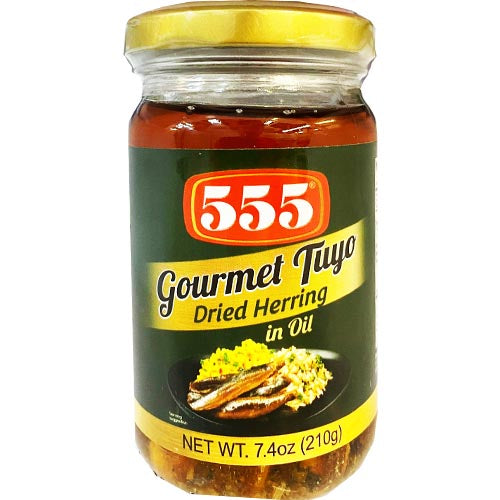 555 – Gourmet Tuyo – Getrockneter Herring in Öl – Regular – 210 G