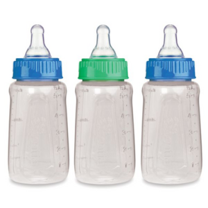 Zuerst Essentials Von NUK 5 oz. Slow Flow Babyflaschen Weiß, 3er Packung