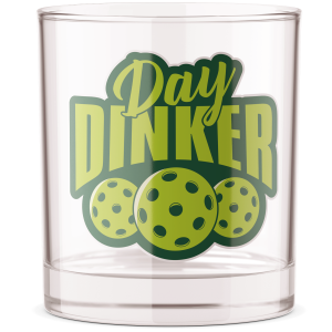 Barrel Down South – Whiskyglas mit Motiv Pickleball Day Dinker