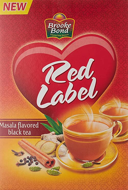 Brooke Bond Rot Label Schwarzer loser Tee Masala, 400g (14.1oz)