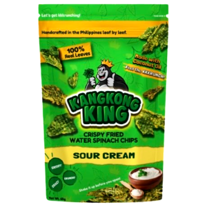 KangKong King – Crispy Fried Wasser Spinat-Chips – saure Sahne – 60 g