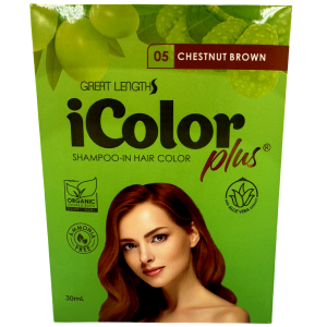 iColor Plus Shampoo-in Haarfarbe – Kastanienbraun – 30 ml