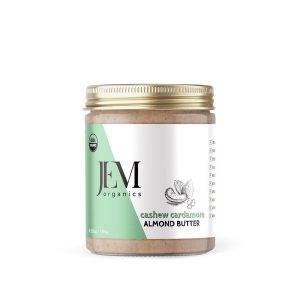 JEM Organics Cashew Kardamom Mandelbutter – kleine 6er Packung