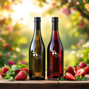 May Perfect Pairing: Basilikum Infused Olivenöl + Erdbeeren Balsamico Vin