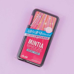 Asahi Mintia Breeze Minzbonbons – Fruchtiges, glänzendes Rosa