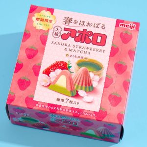 Apollo Large Erdbeerschokolade – Sakura matcha